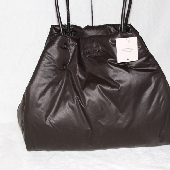 KATE SPADE Everything Puffy Large Tote Shoulder Bag Black Purse NWT - Picture 12 of 12